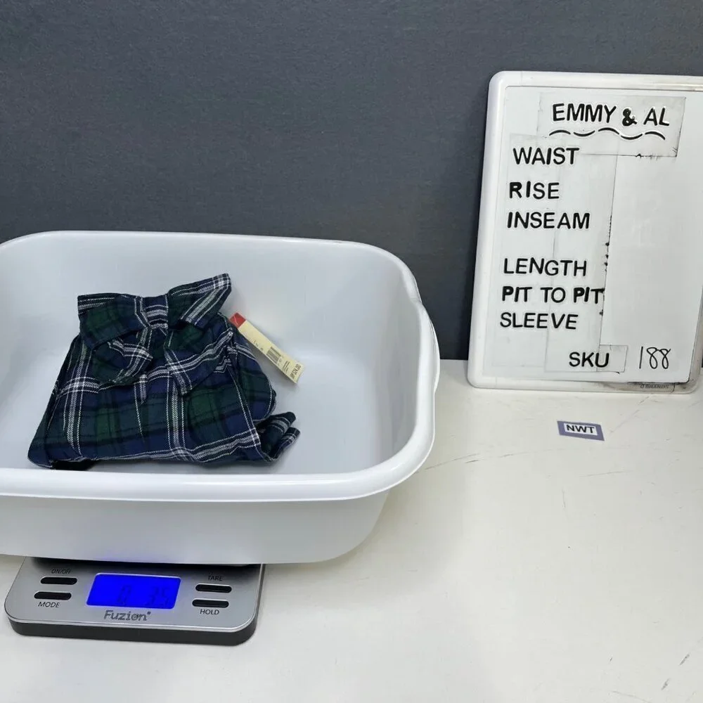 OshKosh Toddle Girls Pleated Plaid Bow Skirt Skort Size 2T Blue Green Tartan NEW